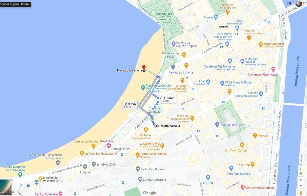 Apartamento Amplio Y Central A Pie De Playa La Concha Σαν Σεμπαστιάν Εξωτερικό φωτογραφία